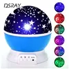 Image de Veilleuse enfant LED projecteur étoile lune galaxie Bleu