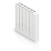 Image de Radiateur électrique à inertie fluide 1000 W HJM Alanis horizontal blanc