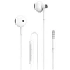 Image de Ecouteurs Eightt EAUR-XI Filaire Intra Auriculaire Contrôle du Volume Avec Microphone Blanc