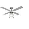 Image de Ventilateur de Plafond avec Lumière EDM Caribe 50 W Chrome