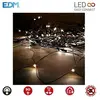 Image de EDM Rideau Rouge Easy Connect 2 x 1,5 m 90 LED Blanc Chaud 30 V (intérieur et extérieur)