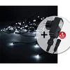 Image de Edm Rideau De Stalactites Avec 12 Bandes Led Pour Programmeur 0.5x2 M One Size