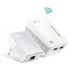 Image de CPL 600Mbps + CPL WiFi 300 Mbps avec Ports Ethernet, Prise CPL Kit de 2 - Etendez votre Connexion Internet dans Chaque Pièce de la Maison, TL-WPA4220