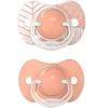 Image de 2 Sucettes SX Pro 18+ Mois Silicone Rose