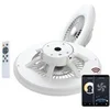 Image de Plafonnier connecté muvit io wifi blanc cct avec ventilateur - compatible alexa, google home et siri - 600*170mm
