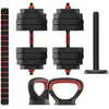Image de Ksix Kit Haltère+barre+kettlebell 40kg 40 kg