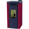 Image de Poêle à granulés BP100 Rouge 9,5kW