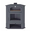 Image de FM Poêle à bois d'angle en acier CH-4 R 9,5kW avec four