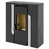 Image de Poêle à granulés de couloir FM BP402 Noir 12kW Canalisable