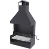 Image de Barbecue argentin bois et charbon FM BVE-82 80cm grille suspendue à manivelle