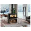 Image de FM Poêle à bois central double face M-172 LK 12,5kW turbo ventilé