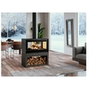 Image de Poêle à bois central double face M-122 LK 13,5kW turbo ventilé