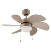 Image de Ventilateur de plafond avec groupe de lumière FM VT-90 50W 80 cm