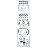 Image de Pochette Moteur Complète Fibermax Ajusa 50122000 Mitsubishi
