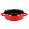Image de Plat à tarte Optimax Rouge Acier émaillé Ø 26 x 8 cm