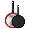 Image de Set de 2 Poêles à Frire Induction 20-24cm Aluminium 3 mm, Antiadhésif sans PFOA,, Nela Rouge, , Rouge