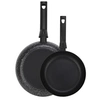 Image de Set de 2 Poêles à Frire Induction 20-24cm Aluminium 3 mm, Antiadhésif sans PFOA,, Nela Marble, , Noir
