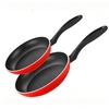 Image de Set de 2 Poêles à Frire Induction 20-24cm Aluminium Forgé, Antiadhésif sans PFOA Maxima Rouge