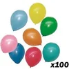 Image de 100 ballons 30 cm (couleurs assortis multicolore)