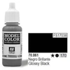 Image de Vallejo acrylic model color - gloss black - val861 vall-70861
