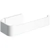 Image de COSMIC NEA Porte-Papier Toilette sans Couvercle pour Salle de Bain Design Carré. Installation avec Vis ou Adhésif. Porte-Papier Toilette en Métal de Couleur Blanc Mat en occasion ou reconditionné