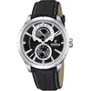 Image de Festina Montre Homme Analogique en Cuir Noir - Mouvement Quartz - Verre Minéral Haute Résistance - Étanche 5 ATM - Élégante - Multifonction F16573/3 en occasion ou reconditionné