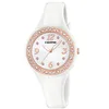 Image de Calypso Montre Femme Analogique - Caoutchouc Blanc - Mouvement Quartz - Verre Résistant - Étanche 10 ATM - Trendy - K5567/B en occasion ou reconditionné
