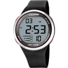 Image de Calypso Montre Digitale Homme en Caoutchouc Noir Montre Sport Homme | Étanche 10 ATM Date et Calendrier, Chronographe, Double Fuseau Hor., Éclairage, Alarme, 12 et 24 Heures K5785/4 Color Splash en occasion ou reconditionné