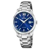 Image de Festina Swiss Made Montre Homme Analogique Acier 316L Argenté - Quartz Date - Verre Saphir Résistant - Étanche 5 ATM - F20026/2 Classic Steel en occasion ou reconditionné