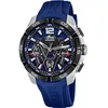 Image de LOTUS Montre Homme Analogique en Acier Inoxydable et Caoutchouc Bleu en occasion ou reconditionné