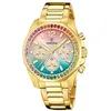 Image de Festina Montre Femme Analogique Acier Inoxydable 316L Doré - Quartz Chronographe - Verre minéral Haute résistance - Étanche 10 ATM F20609/5 - Boyfriend Collection en occasion ou reconditionné
