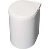 Image de Poubelle de recyclage à fixation sur porte 13 litres blanc