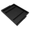 Image de Kit de châssis à glissière avec fermeture souple pour armoires, réglable, module 600mm, Noir texturé