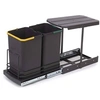Image de Poubelle de recyclage 2 bacs 12 litres Recycle