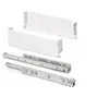 Image de Tiroir extérieur Simplex 25kg hauteur 122mm, profondeur 490mm, acier, peint en blanc