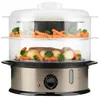 Image de BLACK+DECKER BXST800E - Cuiseur Vapeur 800W | Capacité 6,5L (6-7 Portions) | Réservoir Eau 1L avec Indicateur | 2 Plateaux Empilables + Bol à Riz | Minuterie 60 min | Sans BPA | Lavable Lave-Vaisselle en occasion ou reconditionné