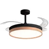 Image de BEL AIR HOME - Ventilateur Plafond LED Cosmos 36W - Moteur DC Silencieux - Pales Déployables - 3 Températures Lumière - Télécommande, Mode Hiver - Noir, Métal et Policarbonate en occasion ou reconditionné