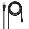 Image de Câble USB 2.0 A vers Mini USB B NANOCABLE 10.01.0403 3 m Noir