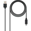 Image de Câble USB-A/C 2.0 M/M 1m (Noir)