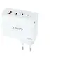 Image de TooQ Technology Chargeur secteur 1x port USB-A + 2x ports USB-C 100W (Blanc)