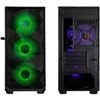 Image de Boîtier TooQ Seizure TQGCC901-B RGB Mini Tour Micro ATX avec Panneau Vitré Noir
