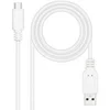 Image de Câble USB-A/C 2.0 M/M 1m (Blanc)
