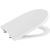 Image de Abattant WC frein de chute déclipsable supralit double laqué rond Inspira round blanc mat
