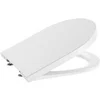 Image de Abattant WC frein de chute déclipsable supralit double laqué rond Inspira round blanc brillant