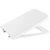 Image de Abattant WC double laqué frein de chute déclipsable carré Inspira square blanc