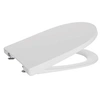 Image de Abattant WC frein de chute compact déclipsable rond Ona blanc mat
