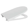 Image de Abattant WC frein de chute déclipsable supralit rond Ona blanc mat