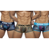 Image de Pack 3 boxers Tropical Mesh Push Up multicolore XS