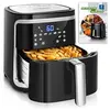 Image de Cube - Friteuse à air chaud 0% BPA. Grande capacité de 7L, 1500W. 8 programmes, maintien au chaud. Livre de recettes. Design exclusif.