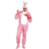 Image de déguisement lapin rose adulte - taille unique - rose - guirca 80305